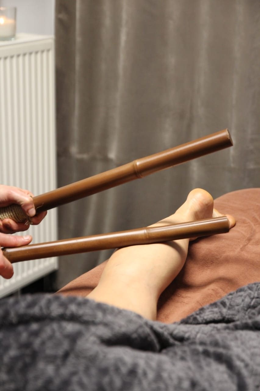 Bambusmassage Füße